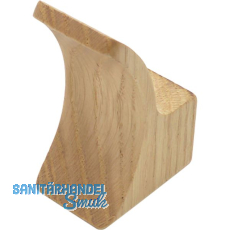 Huthaken Loop Breite 28 mm, H�he 63 mm, Eiche lackiert