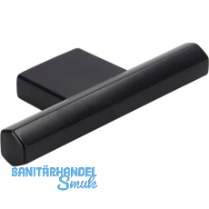 Griff Baris LA 16 mm, Breite 75 mm, Zinkdruckguss schwarz matt