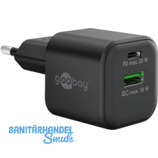 Steckernetzteil Nano USB-A/C max. 20W Schwarz Steckernetzteil Nano USB-A/C max. 20W Schwarz