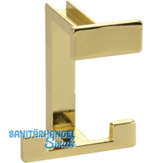 Huthaken Doradus Breite 70 mm, Höhe 92 mm, ZN vermessingt poliert Huthaken Doradus Breite 70 mm, Höhe 92 mm, ZN vermessingt poliert