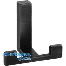 Mantelhaken Doradus 1 Breite 70 mm, H�he 61 mm, ZN eisenf�rbig geb�rstet matt