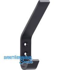 Huthaken Neso Breite 19 mm, H�he 118 mm, Aluminium schwarz matt