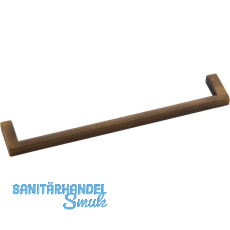 Griff Macha LA 128 mm, Breite 136 mm, ZN Messing schwarz geb�rstet