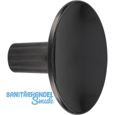 Mantelhaken Nais zu Akustikpaneel, Zinkdruckguss schwarz matt