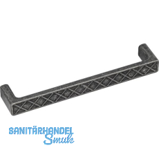 Möbelgriff Wafer Breite 175,5 mm, Zinkdruckguss grau antik Möbelgriff Wafer Breite 175,5 mm, Zinkdruckguss grau antik