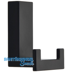 Mantelhaken Tome zu Akustikpaneel, Zinkdruckguss schwarz matt Mantelhaken Tome zu Akustikpaneel, Zinkdruckguss schwarz matt