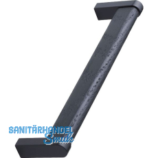 M�belgriff Crossing Breite 168 mm, Esche/Sockel Zinkdruckguss schwarz