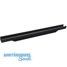 Griffleiste Prego L�nge 395 mm, Aluminium schwarz eloxiert