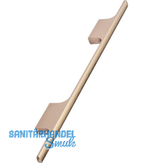 M�belgriff Tau Breite 286 mm, Aluminium Messing geb�rstet