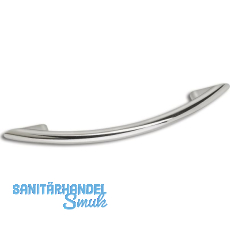 Griff Cardea LA 128 mm, Breite 188 mm, ZN verchromt poliert Griff Cardea LA 128 mm, Breite 188 mm, ZN verchromt poliert