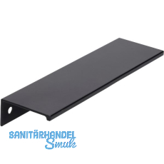 Griffleiste Crevan LA 128 mm, Länge 145 mm, Aluminium schwarz matt Griffleiste Crevan LA 128 mm, Länge 145 mm, Aluminium schwarz matt