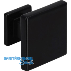 M�belknopf Baios 30 x 30 mm, Zinkdruckguss schwarz matt