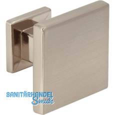 M�belknopf Baios 30 x 30 mm, Zinkdruckguss vernickelt feingeschliffen
