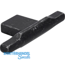 M�belknopf Baton, Breite 70 mm, Zinkdruckguss eisenf�rbig matt getrommelt