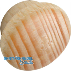 Holzabdeckkappe � 14 mm, Zapfen � 10 mm, Zapfenl�nge 4 mm, Fichte roh