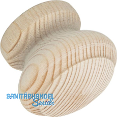 Knopf Horno � 35 mm, Tiefe 28 mm, Kiefer roh