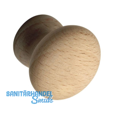 Knopf Hemera ø 25 mm, Tiefe 26 mm, Buche roh Knopf Hemera ø 25 mm, Tiefe 26 mm, Buche roh