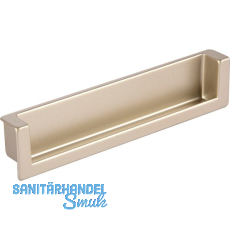 Muschelgriff Syrakus B 138, Einlassma� 134 x 26,2, Zinkdruckguss neusilber