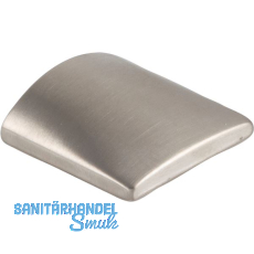 Knopf Fortuna Breite 25,3 mm, Tiefe 25 mm, Zinkdruckguss Edelstahl Effekt