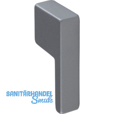 Knopf Sara Breite 8 mm, Tiefe 18 mm, Zinkdruckguss alufarbig