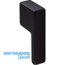 Knopf Sara Breite 8 mm, Tiefe 18 mm, Zinkdruckguss schwarz matt