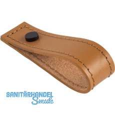 Knopf Marse Breite 25 mm, Höhe 100 mm, Leder hellbraun Knopf Marse Breite 25 mm, Höhe 100 mm, Leder hellbraun