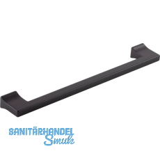 Möbelgriff Beres LA 192 mm, Breite 212 mm, schwarz matt Möbelgriff Beres LA 192 mm, Breite 212 mm, schwarz matt