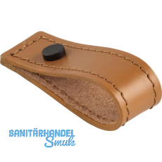 Knopf Marse Breite 25 mm, H�he 80 mm, Leder hellbraun