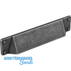 Muschelgriff Manto, LA 128 mm, Breite 175 mm, Zinkdruckguss altverzinnt