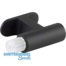 Endsockel Nelo zu Griffstange, Zinkdruckguss schwarz matt