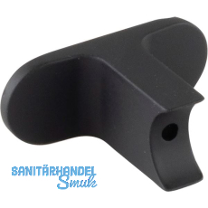 Mittelsockel Nelo zu Griffstange, Zinkdruckguss schwarz matt