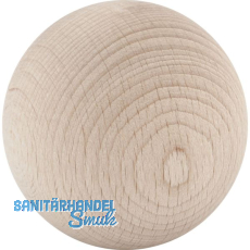 Holz-Kugel � 50 mm, Buche natur