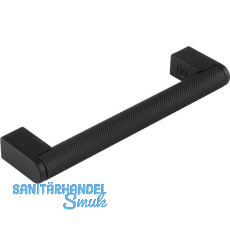 Griff Dolon ø 14 mm, LA 128 mm, Breite 143 mm, Stahl/Zinkdruckguss schwarz matt Griff Dolon ø 14 mm, LA 128 mm, Breite 143 mm, Stahl/Zinkdruckguss schwarz matt