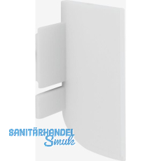 Endkappe Aktor L-Profil rechts, Kunststoff wei�