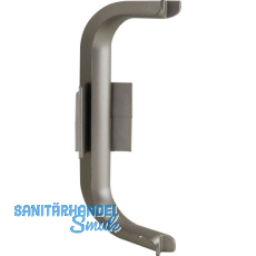 Innenecke Aktor C-Profil, Kunststoff edelstahlfarbig