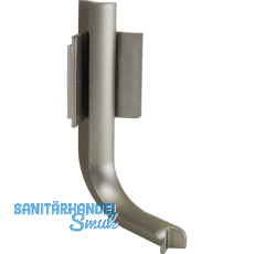 Innenecke Aktor L-Profil, Kunststoff edelstahlfarbig