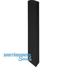 F�llprofil Aktor E-Ger�tebefestigung C-Profil vert,L 600,Alu schwarz matt elox.