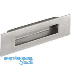 Muschelgriff Sabik B 120 mm, H 50 mm, Einlassmaß 93x28 mm, Edelstahl gebürstet Muschelgriff Sabik B 120 mm, H 50 mm, Einlassmaß 93x28 mm, Edelstahl gebürstet