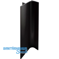 Griffmulde Aktor L-Profil vertikal, L�nge 5000 mm, Aluminium schwarz matt