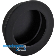 Muschelgriff Forrada � 40 mm, Einlass � 35 mm, Edelstahl schwarz matt