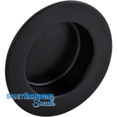 Muschelgriff Forrada � 50 mm, Einlass � 35 mm, Edelstahl schwarz matt