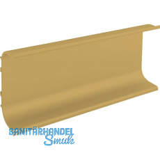 Griffmulde Aktor C-Profil horizontal, Länge 5000 mm, Aluminium gold matt Griffmulde Aktor C-Profil horizontal, Länge 5000 mm, Aluminium gold matt