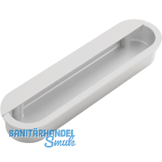 Muschelgriff Dotis Breite 129, Einlass 125 x 30, Zinkdruckguss wei� matt