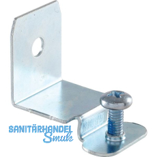 Befestigungswinkel Aktor mit Sicherungsschraube, Aluminium natur Befestigungswinkel Aktor mit Sicherungsschraube, Aluminium natur