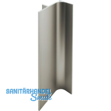 Griffmulde Aktor L-Profil vertikal, L�nge 5000 mm, Aluminium Edelstahl Effekt