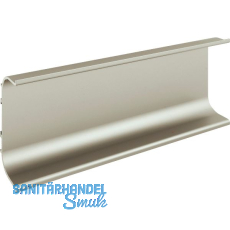 Griffmulde Aktor C-Profil horizontal, L�nge 2500 mm, Aluminium Edelstahl Effekt