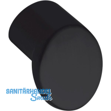 Knopf Fama � 21 mm, Tiefe 21 mm, ZN schwarz matt