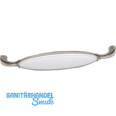 Griff Anaheim LA 128 mm, ZN/Kunststoff altsilber/weiß Griff Anaheim LA 128 mm, ZN/Kunststoff altsilber/weiß