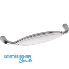 Griff Anaheim LA 96 mm, ZN/Kunststoff verchromt poliert/wei�
