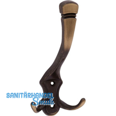 Huthaken Valentino Breite 83 mm, H�he 170 mm, Zinkdruckguss patiniert